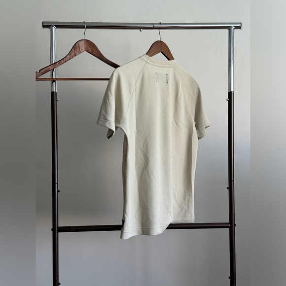 Reigning Champ Polartec Power Dry T-shirt Medium Cream - Picture 2 of 5